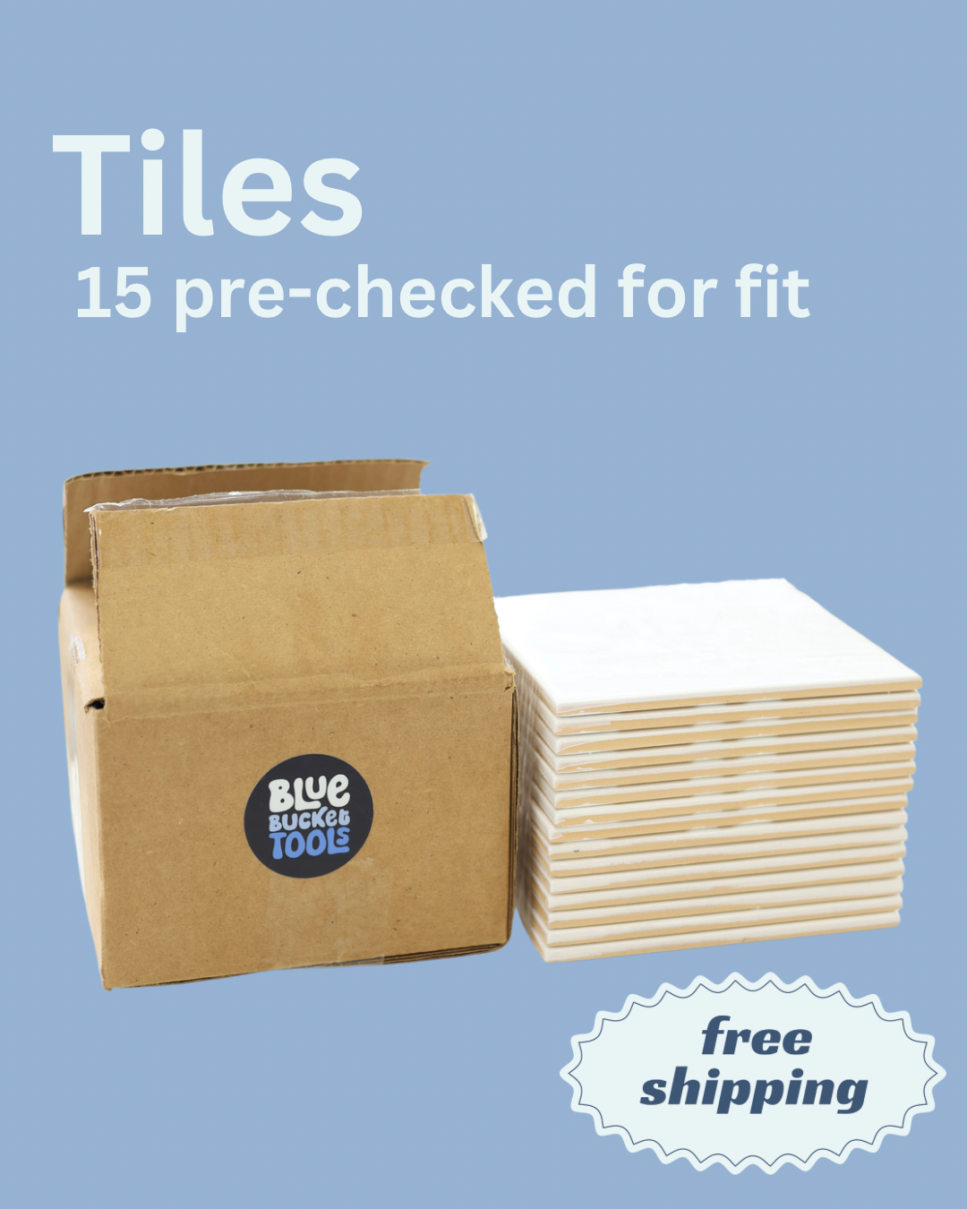 Tile Inserts, 15-pack, perfect fit