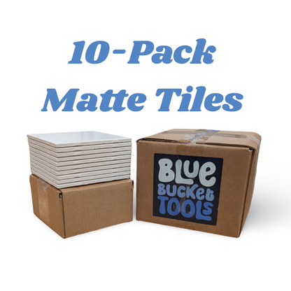 10-pack of Matte Glazed Tile Inserts for V2 Bat System